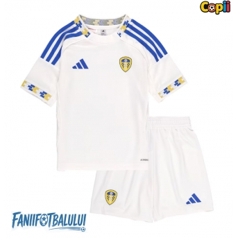 Leeds United Echipament de Fotbal Replică 2025-26 Copii Acasa (+ Șorturi)